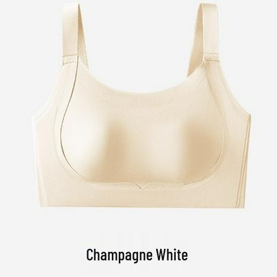 

Bunny Ear Invisible Foundation Lingerie for Large Breasts: Minimizes Size, Reduces Side Fat, Wireless, Breathable, Thin, Plus Size. L (100-120 jin)