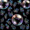 50 Transparent Laser Fancy Tattoo Stickers Flowing Stickers Laser Three-dimensional Gold-plated Ancient Style Gu Card Holo