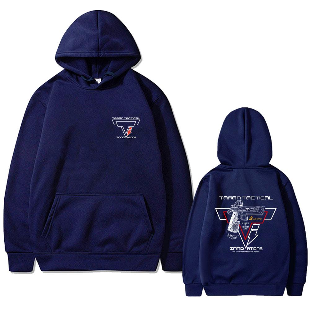 Taran Tactical Pistol Print Super Elastic Hoodie Unisex Fashion Oversized Streetwear Men Women Vintage Casual Pullover Hoodies