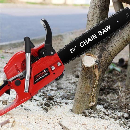 20 Inch Gas Chainsaw 58CC 2-Stroke Gas Powered Handheld Cordless