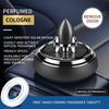 1set Car Solar Rocket Aromatherapy Car Rotating Aromatherapy Creative Purifying Air Freshene Car Perfume Decoration Accessories