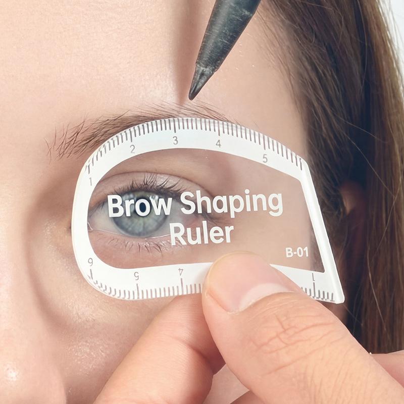 1 ks pravítko pro mapování obočí tvarovací pravítko na obočí rychlé kreslení za 1 minutu design obočí snadný nástroj mikroblading permanentní make-up šablony