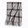 Scarf Female winter student new plaid imitation cashmere warm fringed shawl atmosphere scarf couple