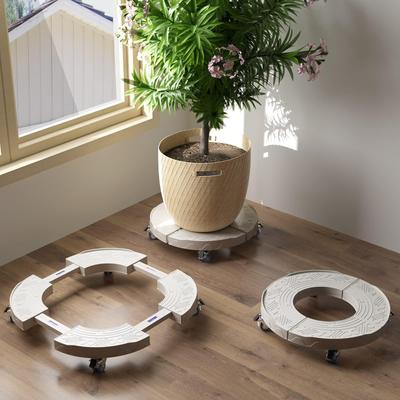 Blumentopfhalter beweglicher Blumentopf mit ausziehbarer Größe Blumentopf mit Waschmaschine leicht zu Vibration rund und rechteckig Höhe Tragfähigkeit