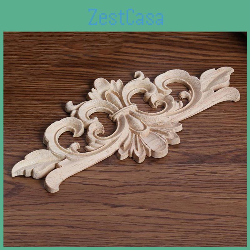 Classic Carved Corner Wood Applique Frame Vintage Furniture Mouldings Decal Diy Corner Onlay Decoration Frame Furniture Craft