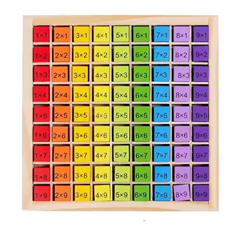 Toys Educational Toys Montessori Math for Baby Multiplication Table Math Arithmetic Teaching Aids Christmas Gifts Kids Children