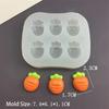 High Temperature Resistant Silicone Molds Mini Carrot Shape Cakes Molds Chocolate Candy Easter Cakes Baking Decoration Tools