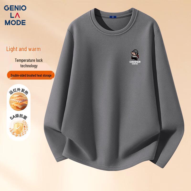 

Men s Fleece-Lined Long Sleeve T-Shirt 3XL