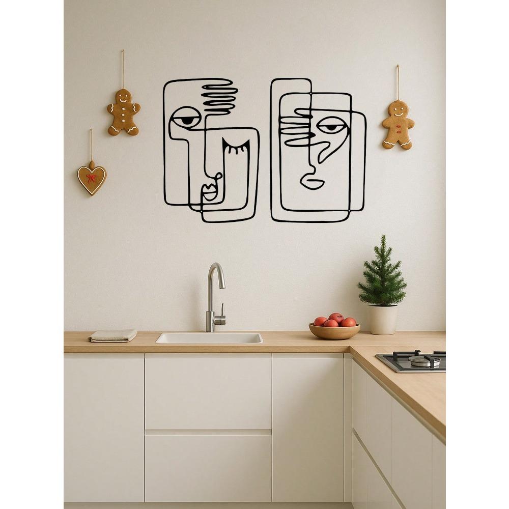 Metal Wall Art Wrought Iron Decor for Home Garden Holiday Gift