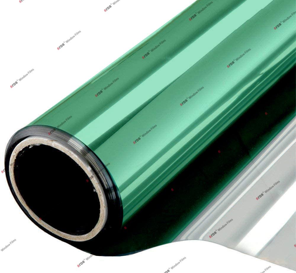 Mirror Sunscreen Window Tint Sun Blocking Heat Blocking Cling for Home Office Silver Vinyl Roll Stickers Solar Window Films