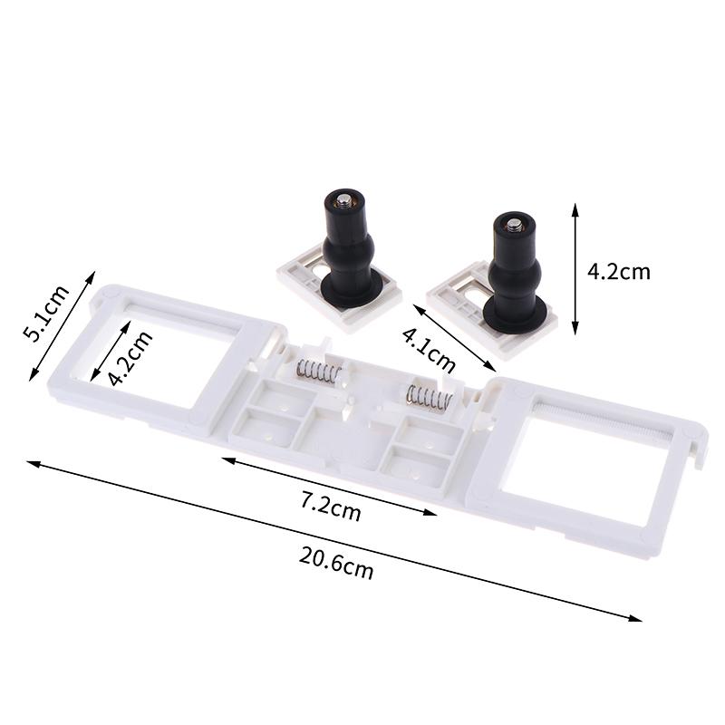 Toilet Seat Lid Fixing Plate Buckle Fastener Expansion Screws For Lavatory Lid Closestool Cover Fixed Parts