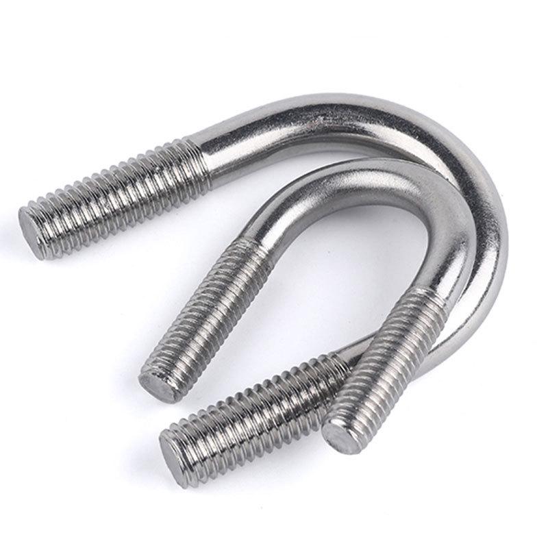 Available: Customizable 201 Stainless Steel U-Bolts (M6, M8, M10, M12)