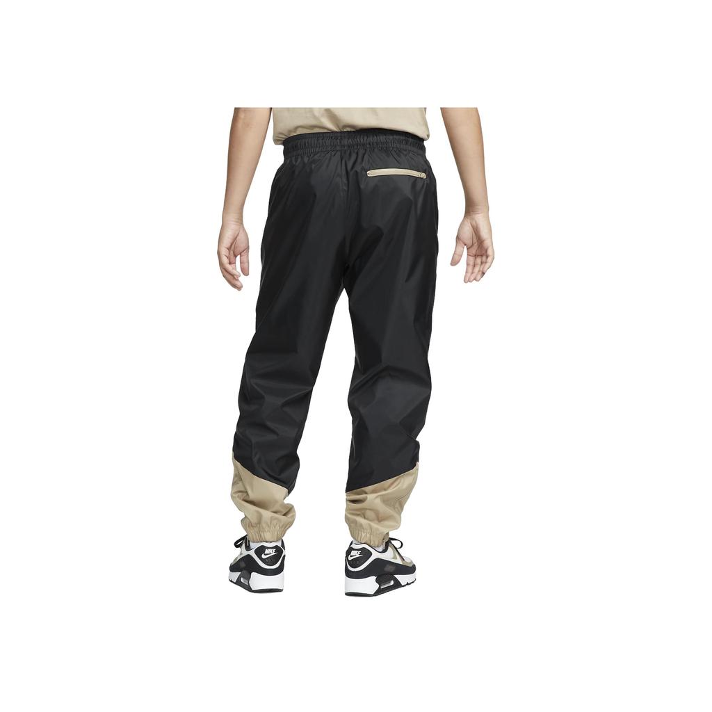 Nike Embroidered Letter Cuff Knit Sweatpants Men Bottoms Black DX0654-013