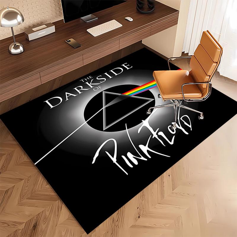 Rock Band P-Pink F-Floyd Print Area Rug - Soft,Washable Non-Slip Indoor Mat,Living Room,Home Office Decorative Rug