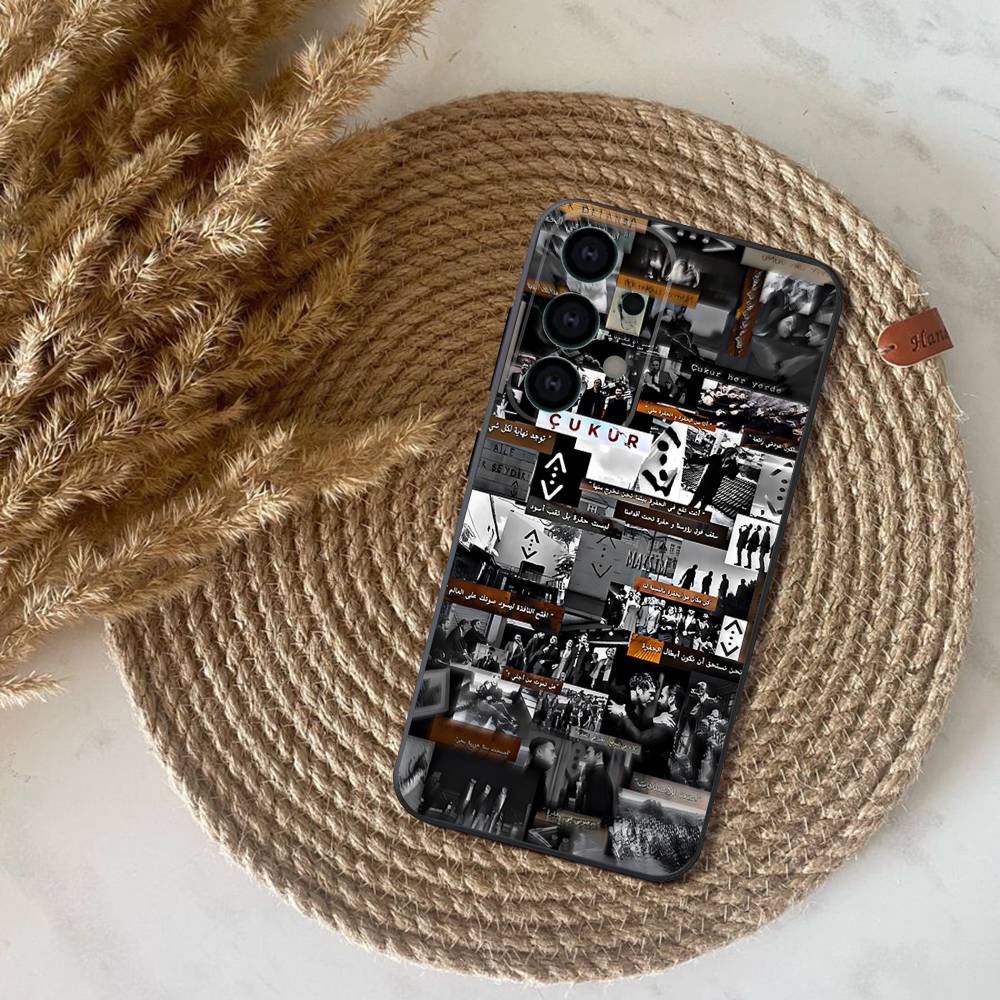 Phone Case For Samsung S25,S24,S21,S22,S23,S30,Ultra,S20,Plus,Fe,Lite,Note,10,9,5G TV C-Cukur-R Black Cover