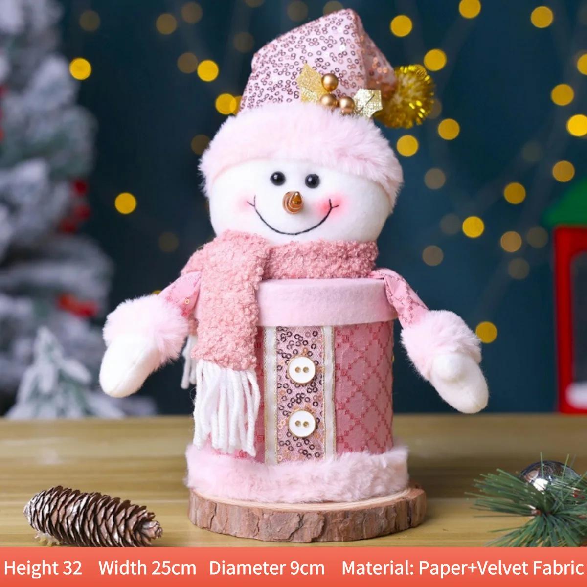 

Рождественская креативная рождественская упаковка для розовых яблок, рождественская подарочная коробка для конфет, безопасная сумка для фруктов 20X18CM