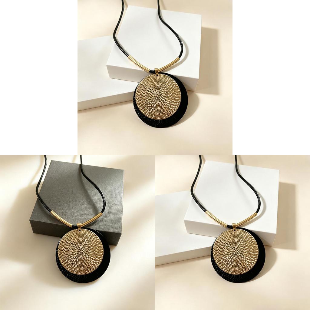 Modern Alloy Chain Necklace With Geometric Shape For Womens Fashion Accessory