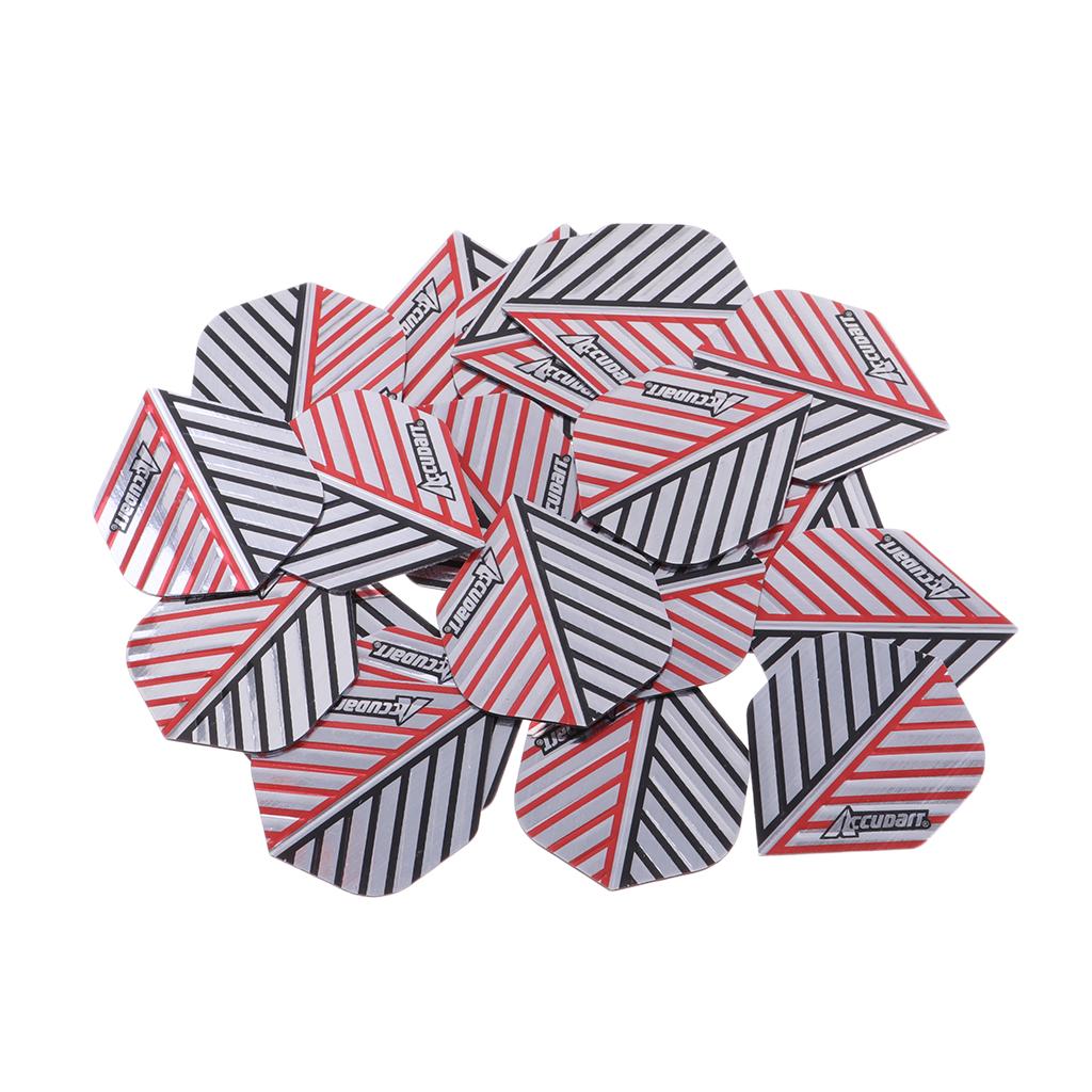 Bundle of 20 Standard Dart s Professional Durable PET Dart Tail Wing - Fits for Steel/Soft Tip Darts