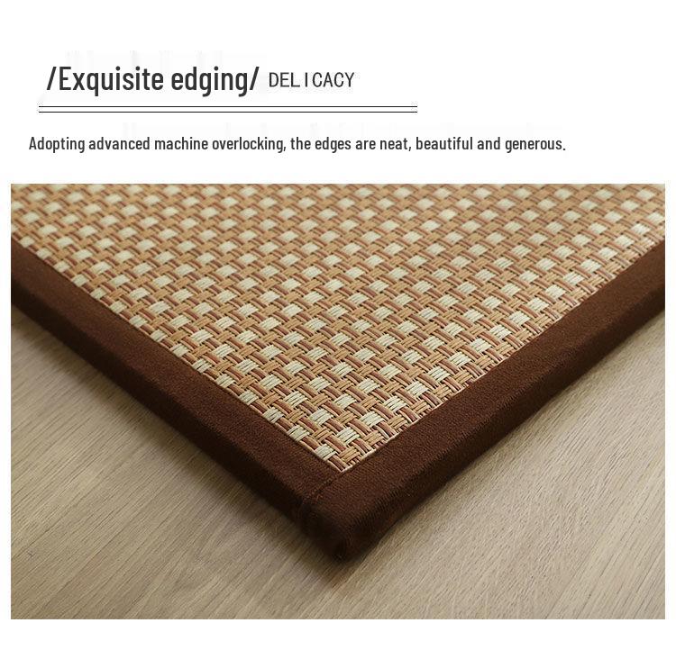 Japanese Rattan Tatami Cool Mat: Summer Crawling and Floor Mat for Kids - Ideal for Living Room, Balcony, Bedroom