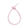 Tadpole-Shaped Silicone Cable Ties and Keychain Lanyard
