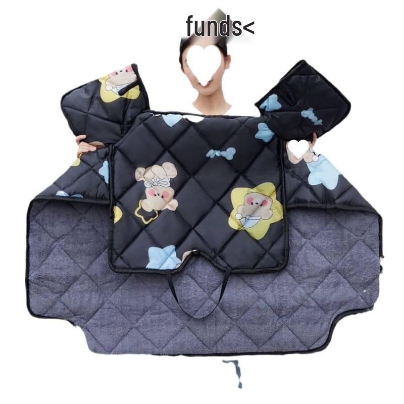 Windproof Autumn/Winter Electric Bike Quilt - Extra Thick for Cold Protection and Warmth