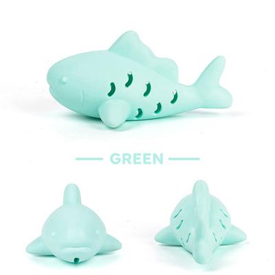 Silikon Fisch Leckerli Spender Katzenspielzeug - Selbstspiel Stressabbau Katzenspielzeug, Langeweile Vertreiber Interaktiver Futterspender Puzzle,