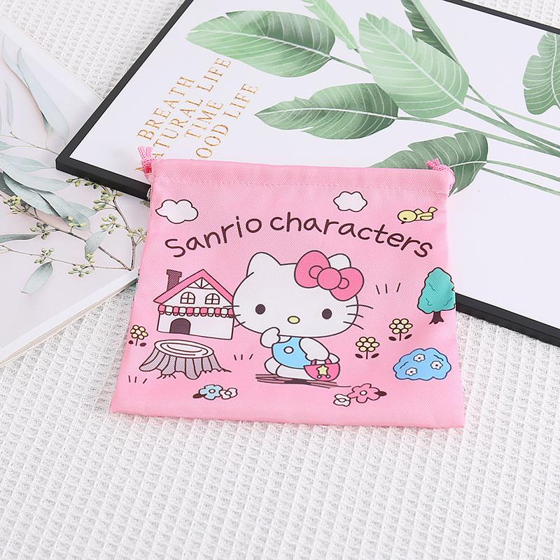 

Пом Пурин Пом Холщовый Мешочек на Шнурке для Косметики с Принтами Лесных Животных Forest KT