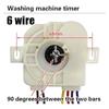 AEE4-6 Line Oblique Ear Washing Machinetimer 68Mm Center Hole Distance 90 Degree Switch Shaft