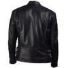 Lambskin Leather Men's Jacket Black Stylish Genuine Handmade Lambskin Soft Real