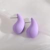 Pinkdudu Boucles d'oreilles à tige en forme de goutte d'eau minimalistes à la mode Boucles d'oreilles à tige en acrylique bonbon sucré pour femmes Bijoux Cadeaux PD1837
