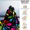 1pc Colorful Floral Pattern Blanket Warm, Cozy, And Soft, Suitable for Sofas, Beds, Cars, And Office Use.Perfect for Camping And Travel, Making It a G
