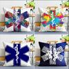 Star Of Life World Various Sizes Square Pillow Case For Car Home Bedchamber Decor
