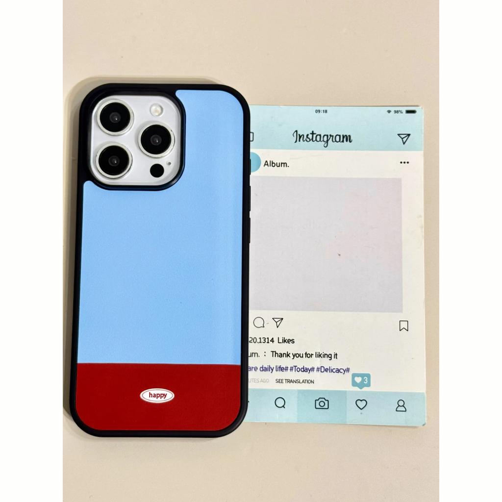 Creative Apple Core Band-Aid Holder, suitable for iPhone17Pro mobile phone case 15/16 simple 13 large holes 14 sets