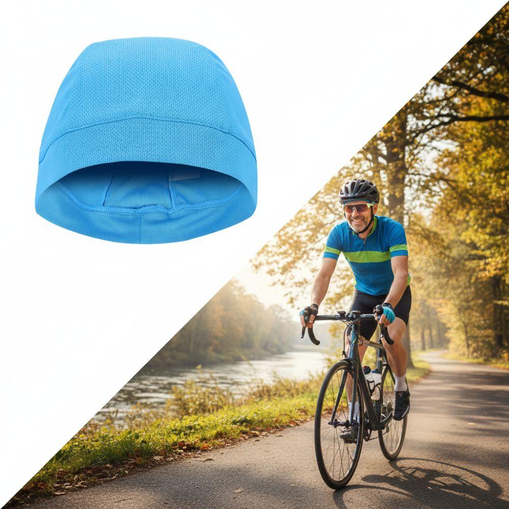 2 PCS Breathable Cycling Cap Wicking Cycling Skull Cap Soft Helmet Liner  For Outdoor Sport