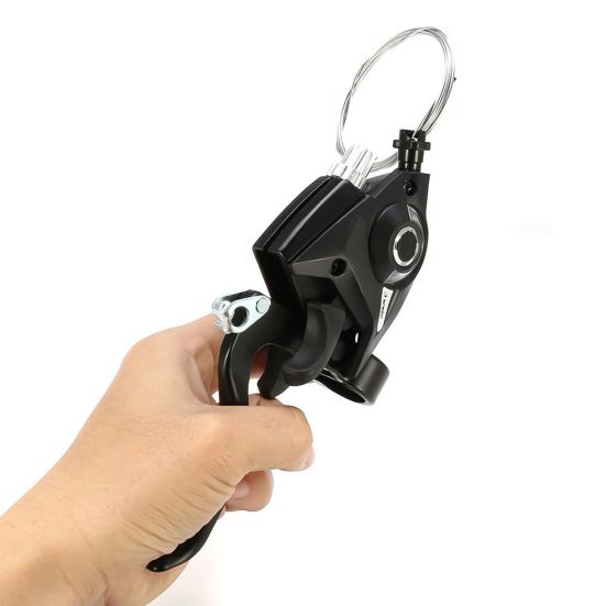 EF51-8 Thumb Shifter Trigger Handle 3x8 Speed Aluminum Alloy Ergonomic Speed Shifter for Mountain Bike