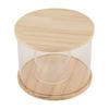 Action Figure Display Case Rotating Base Dustproof Waterproof Acrylic Action Figure Cabinet for Bedroom Office