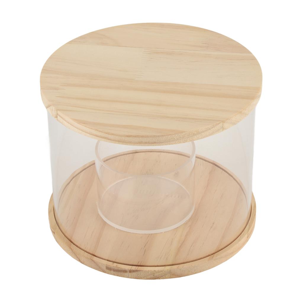 Action Figure Display Case Rotating Base Dustproof Waterproof Acrylic Action Figure Cabinet for Bedroom Office