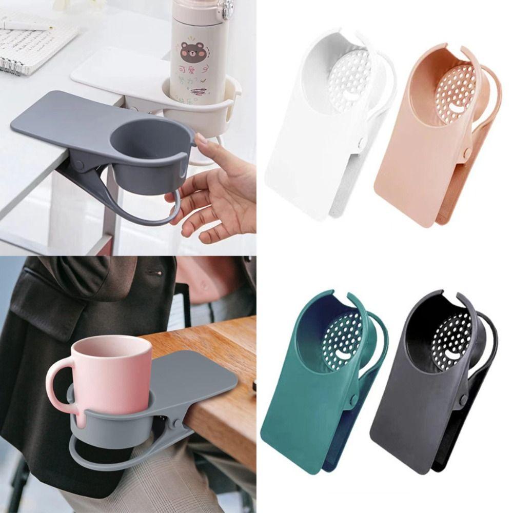 

Настільний тримач для чашок з водою, що запобігає проливанню. Органайзер для зберігання на столі. Новий фіксований тримач для чашок чорний