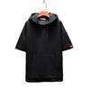 Summer Men's Casual Loose Large Size Hooded Short-sleeved T-shirt