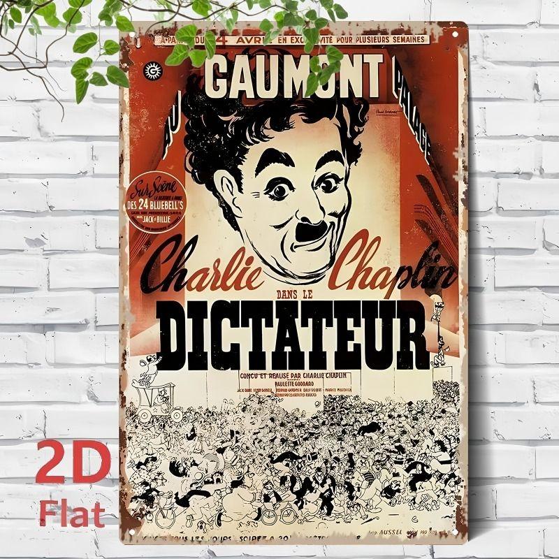 Aluminum Metal Wall Sign, Modern Art Decor Plaque 20x30cm