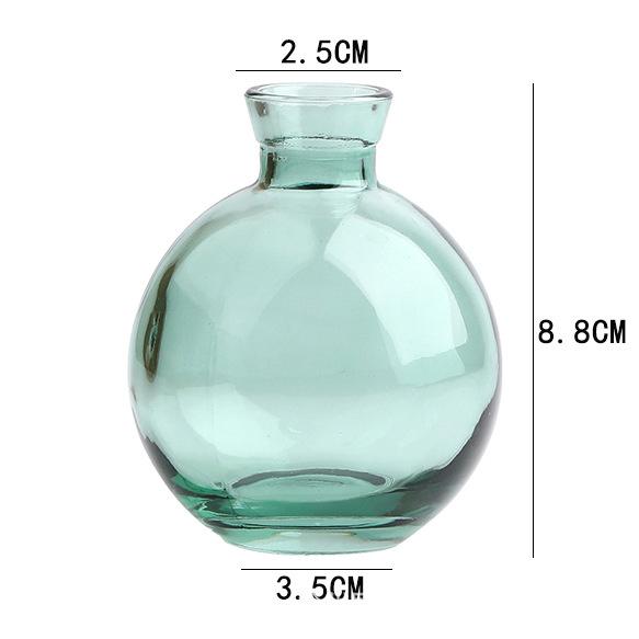 Classic Creative Vase Top Quality Glass Transparent Hydroponic Vase Living Room Flower Vase Home Decoration