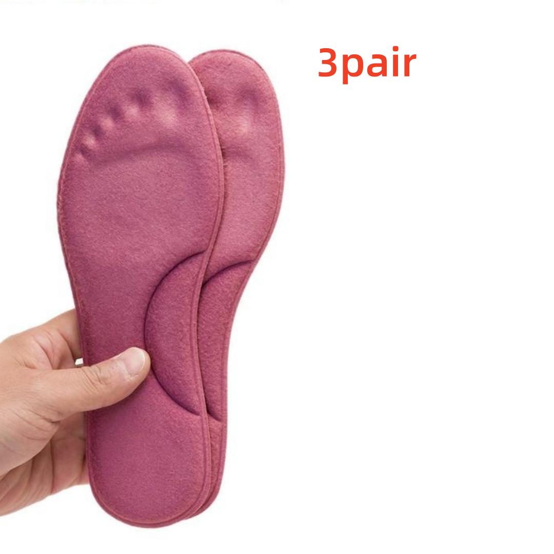 

1/3 пары самонагревающихся стелек термостатические термостельки массажные стельки с эффектом памяти поддержка свода стопы обувная подушка греющие стельки зима мужчины женщины 37-38