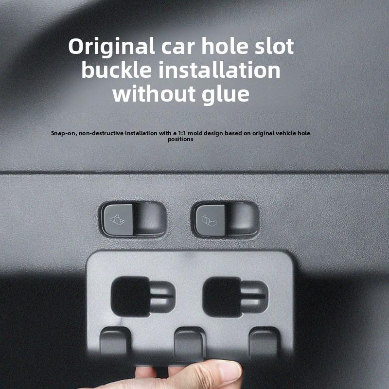 Car Sticker For Tesla Model Y 2020-2025 Hook Bracket Trunk Hook Side Button Hook Accessories Tools Car Modification