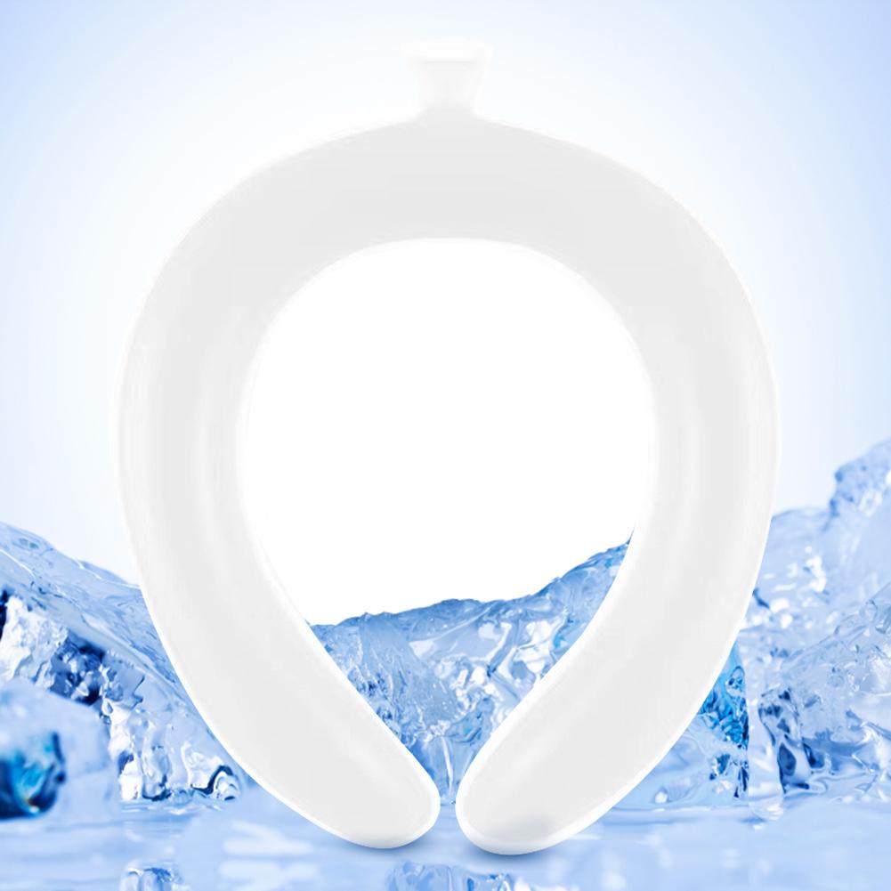 Wearable Cooling Neck Wraps Reusable Hands Free Cold Pack Easy To Clean Neck Ice Pillow for Extremely Hot Weather/Summer Heat