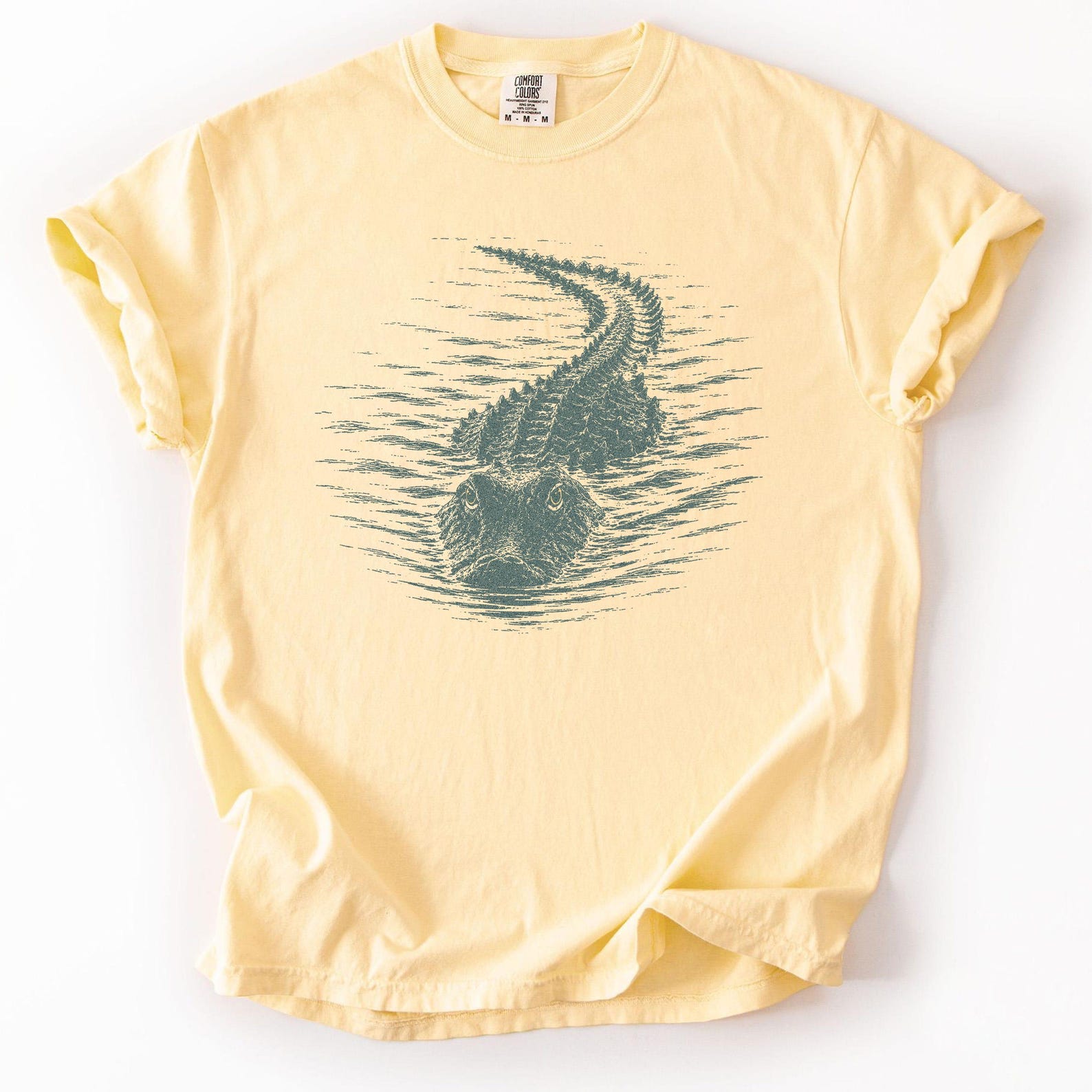 Vintage Alligator Shirt, Retro Swamp Graphic Tee, Florida Wildlife Nature Lover Gift 3XL