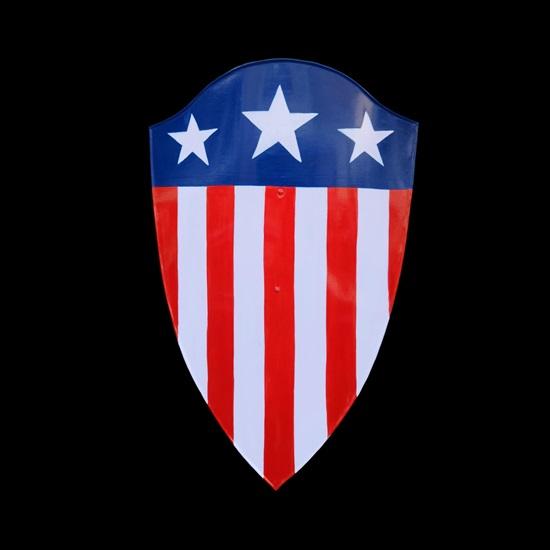60.96 Cm Viking Shield Full Metal Shield for Cosplay and Home Decorative Medieval Shield