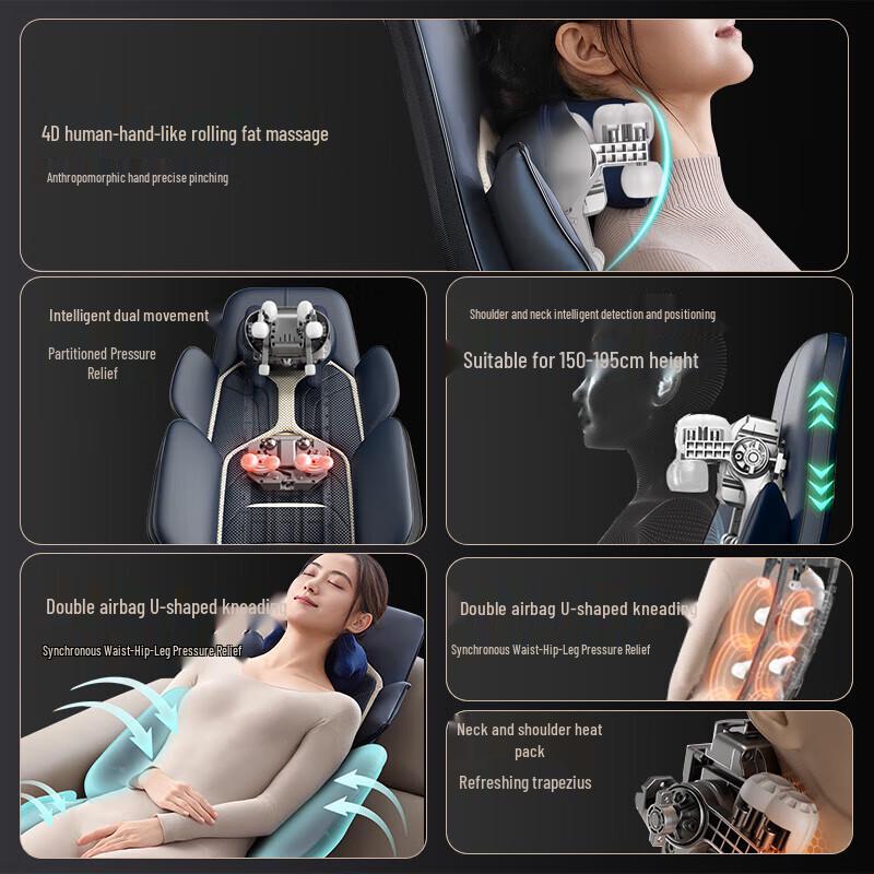 CLORIS 4D Kneading Full Body Massage Mat