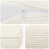 Pillow Cover 2 pcs HEERLEN Cream Ø 15 x 40 cm Cord