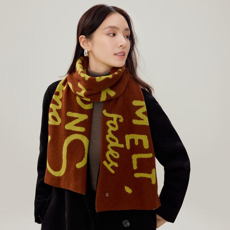 

Siggi Women s 100% Wool Letter Scarf & Shawl One Size