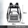 Transparent Backpack, Pvc Backpack, Schoolbag, Large-capacity Waterproof Jelly Bag, Fashionable